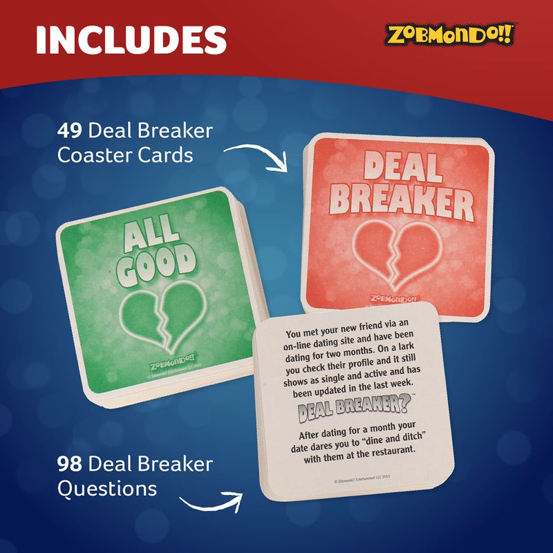 Zobmondo!! Deal Breaker Adult Party Dating Card Game, Adult Games for Game Night and Date Night - Image 3